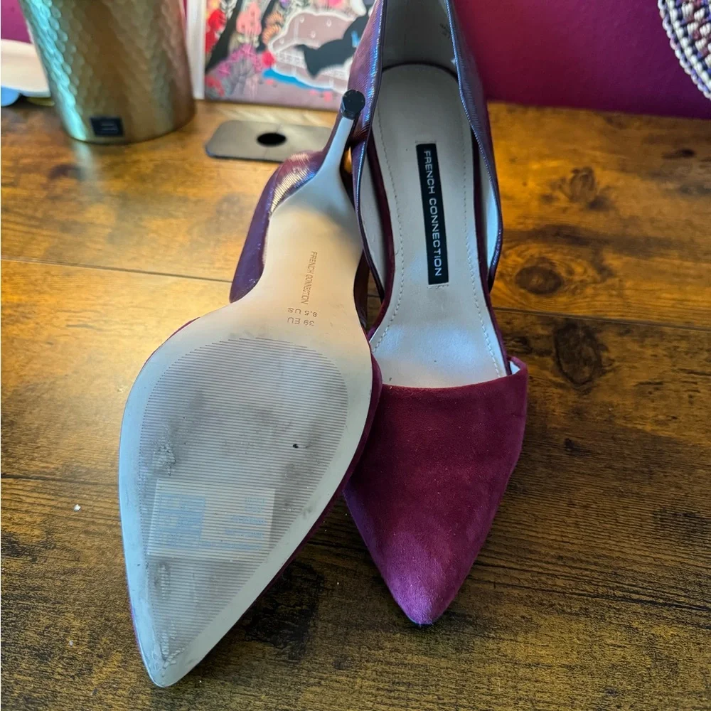 French Connection Purple Ombre Heels - Picture 3 of 3